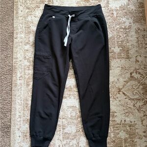 Figs Black Jogger Pants